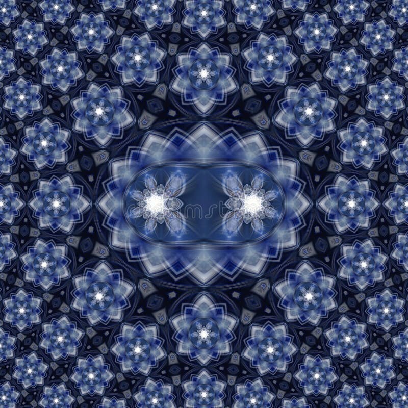 Blue Wallpaper for Home and Office. Stock Illustration Illustration