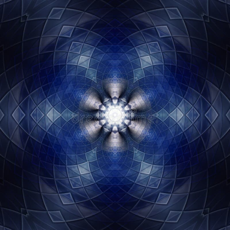 Blue Wallpaper for Home and Office. Stock Illustration Illustration