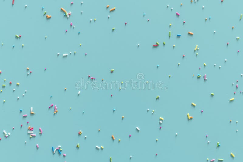 Blue Wallpaper with Sprinkles Stock Image - Image of lifestyle, blue