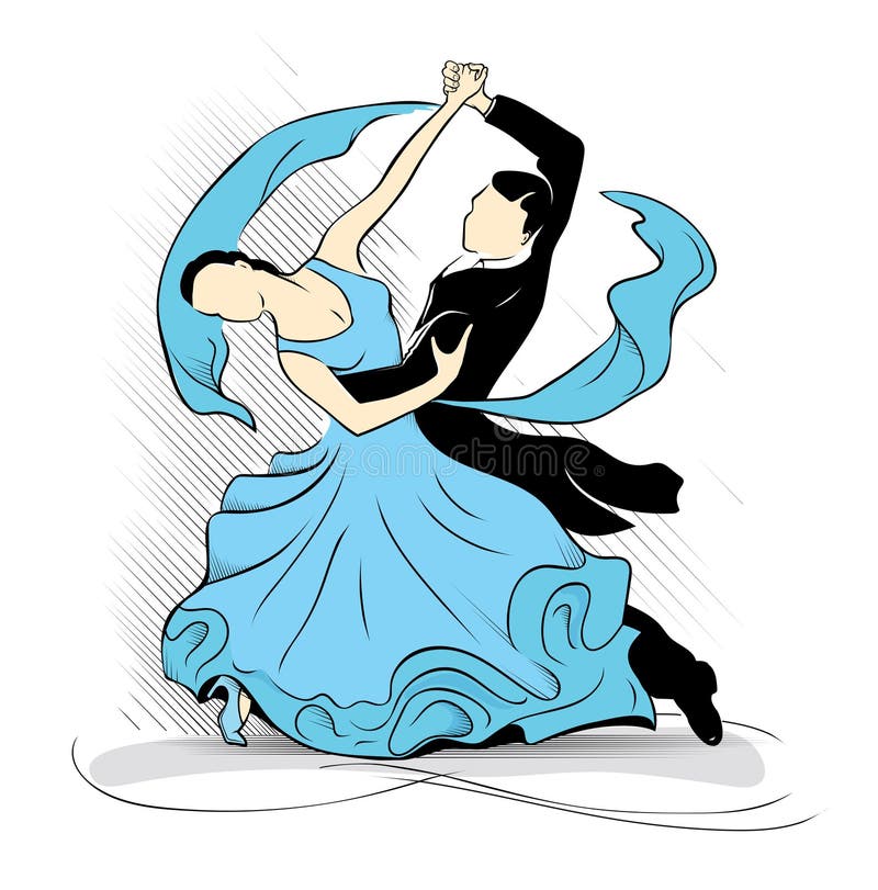 Illustrated Ballroom Dance Photos and Images & Pictures | Shutterstock