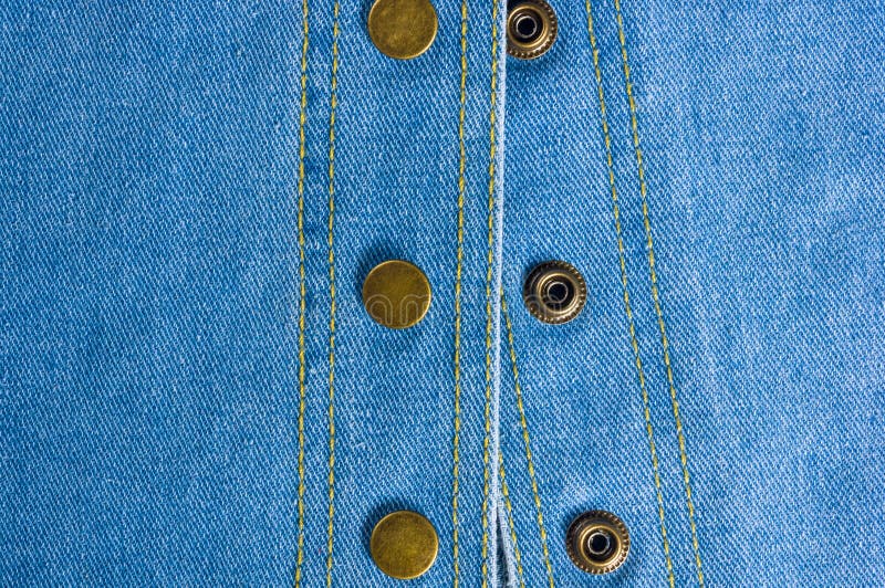 Blue Washed Faded Jeans Texture with Seams, Clasps, Buttons and Rivets ...