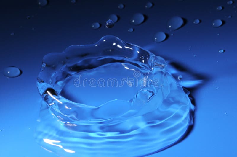 Blue Water Drops