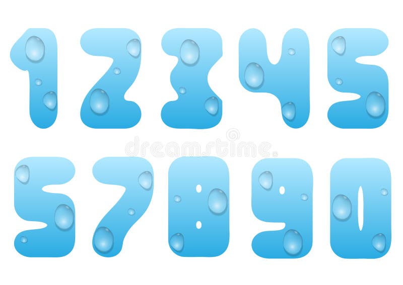 Water bubble set stock vector. Illustration of icons 75945138