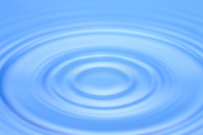 Blue water ripple