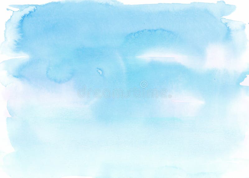 Blue Watercolor Background Paint Gradient Texture Abstract Brush Strokes  Ombre Effect Stock Illustration - Illustration of abstract, brush: 167783466