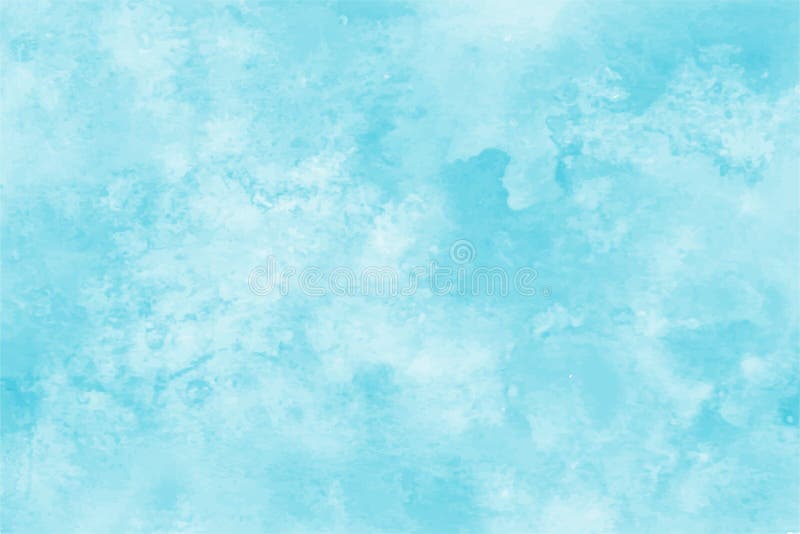 Blue watercolor background. Abstract hand paint square stain backdrop royalty free illustration
