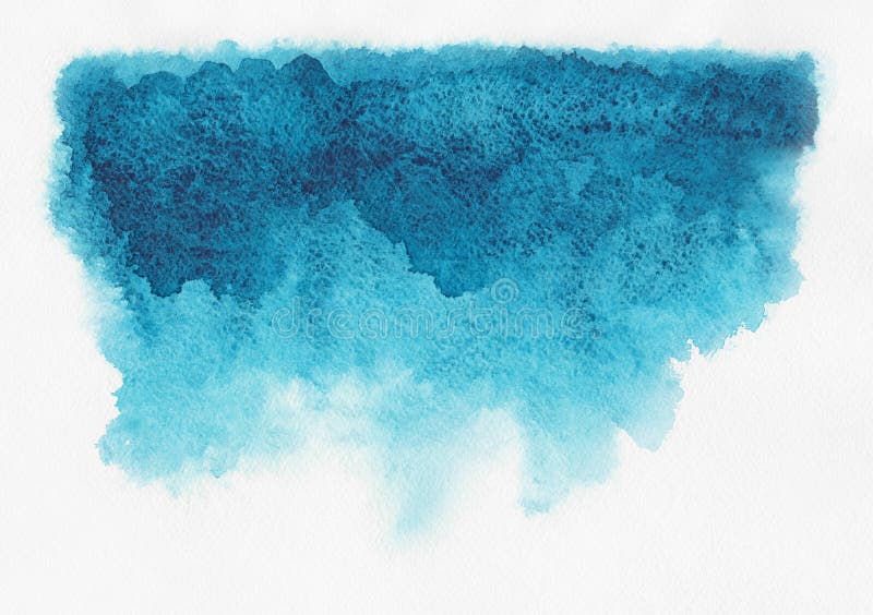 Watercolour. Blue Watercolor Background for Textures and Backgrounds. Stock  Illustration - Illustration of messy, dirty: 108636006