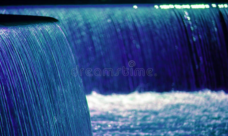 Blue waterfall stock photography Blue waterfall stock photography