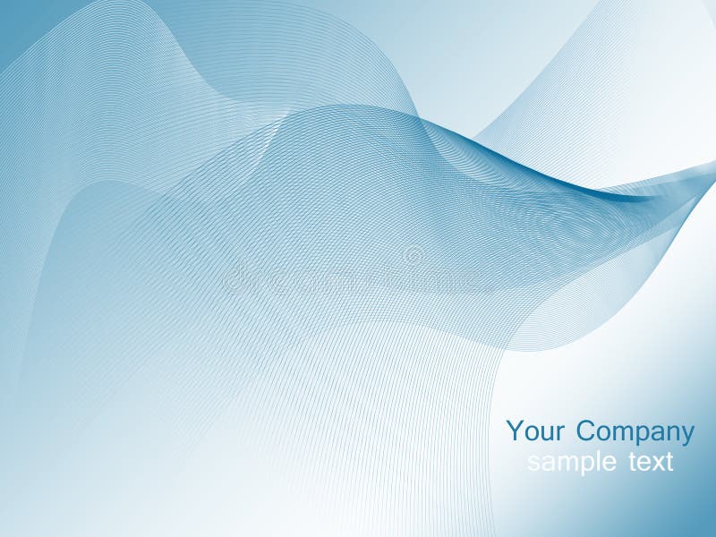 Blue Wave Background royalty free illustration