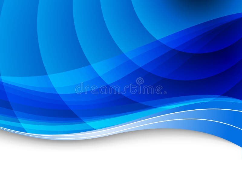 Blue waves background