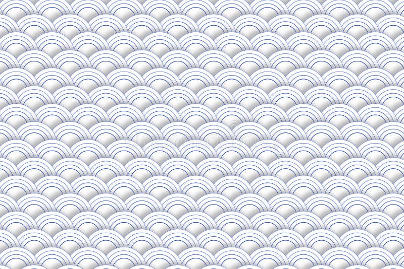 Blue Waves royalty free illustration