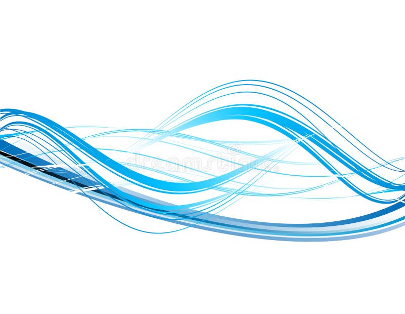 Blue Waves - Vector Background Stock Vector - Image: 11535567
