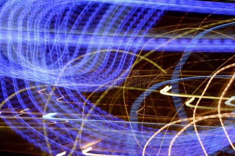 Blue wavy lines royalty free stock photo