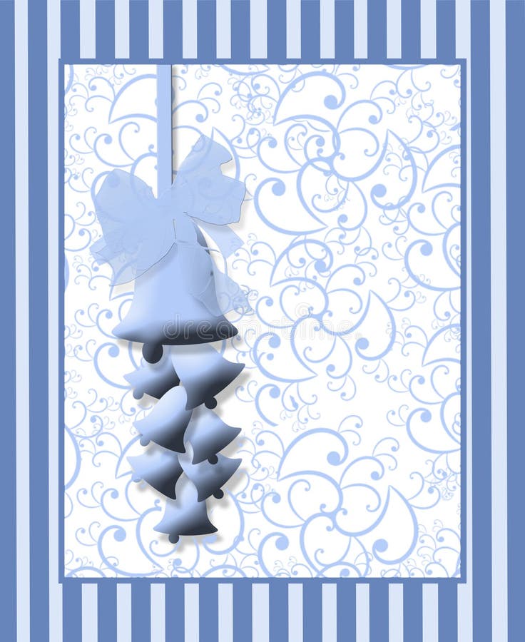 Blue Wedding Bells Print