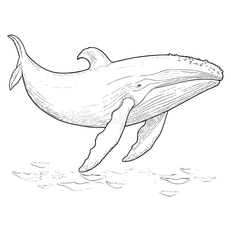 Coloring Pages Whale Stock Illustrations – 236 Coloring Pages Whale ...