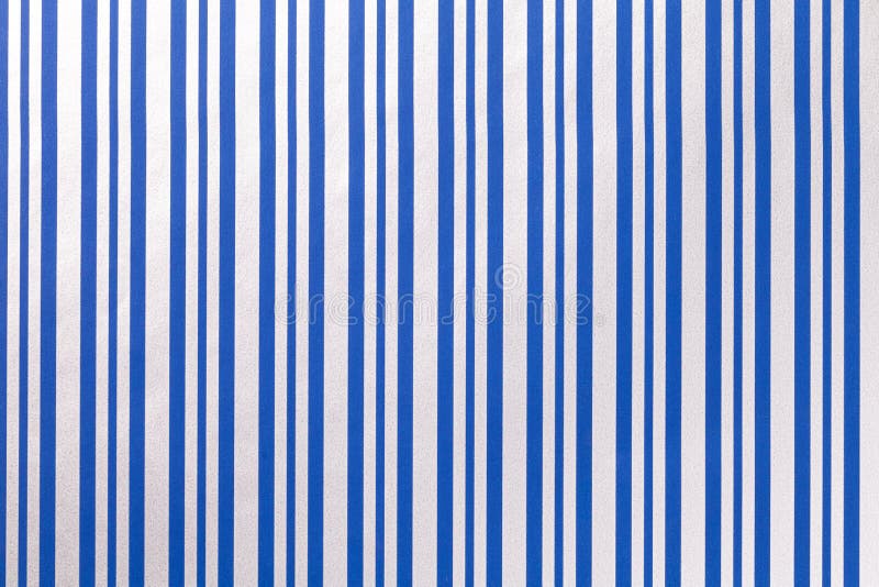 Blue and White Background from Wrapping Striped Paper Stock Photo
