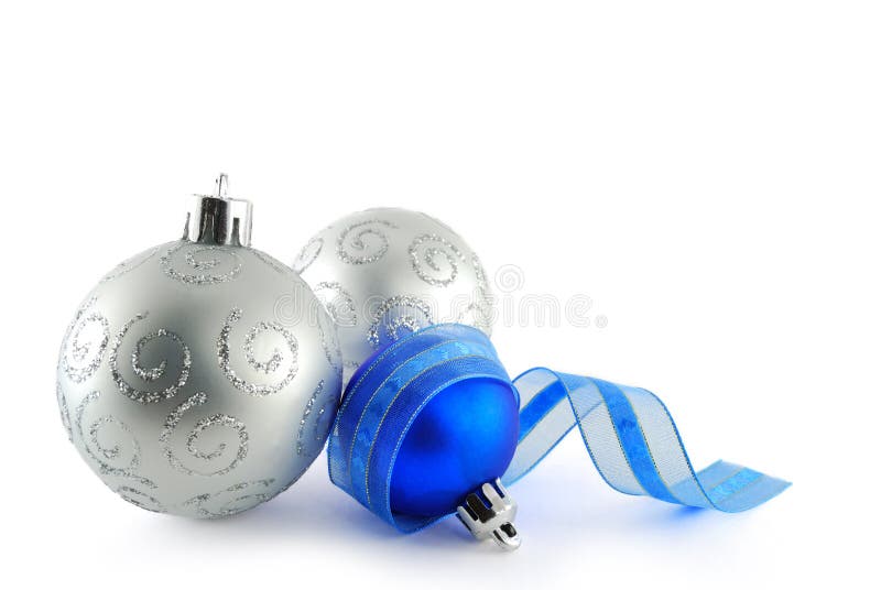 Blue and white balls stock image. Image of reflect, celebrations 11905655