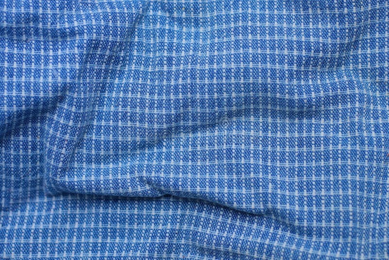 Blue White Fabric Texture from a Piece of Crumpled Matter Stock Photo Image of breakfast