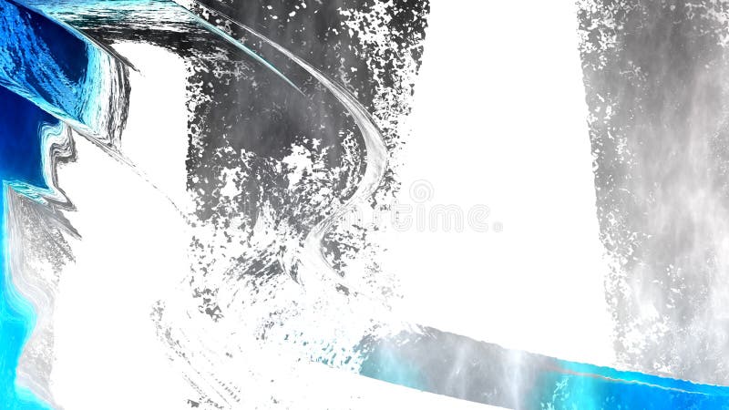 Blue White and Grey Paint Texture Background Stock Illustration