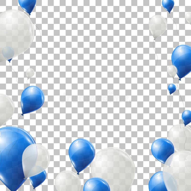 Group Colored Helium Fly Balloons On Transparent Background Stock Vector  Stock Illustration - Download Image Now - iStock