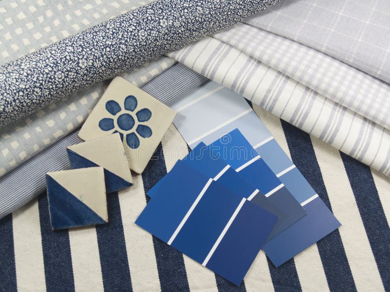 Blue and White Interior Design Plan Stock Photo - Image of blue, textile: 6653004 Blue and White Interior Design Plan Stock Photo - Image of blue, textile: 6653004