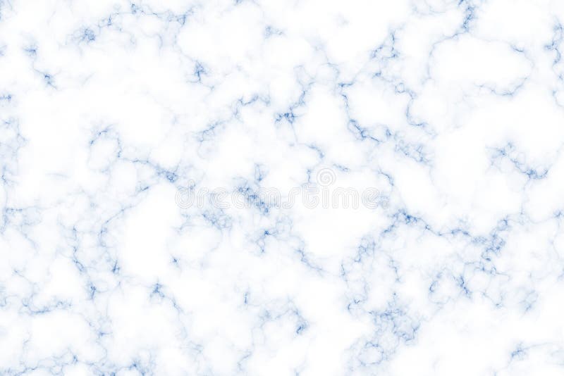 Blue and White Marble Texture Background for Design Stock Photo Image