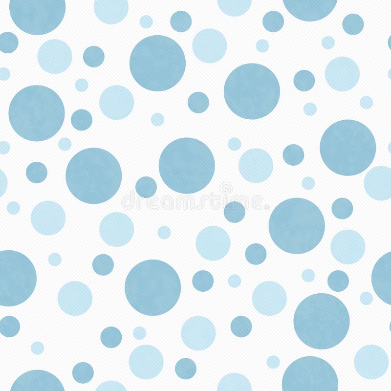 Blue And White Polka Dot Tile Pattern Repeat Background ...