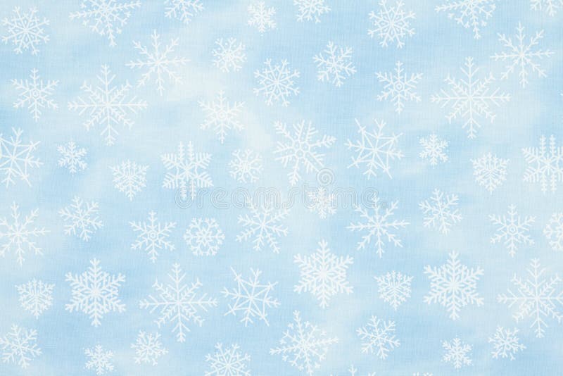 blue snowflakes background