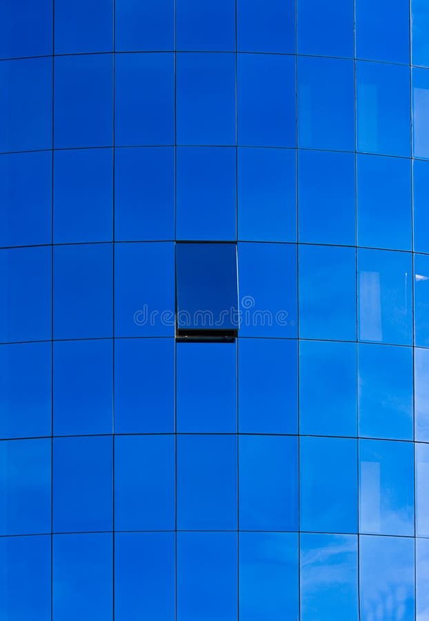 Blue windows pattern