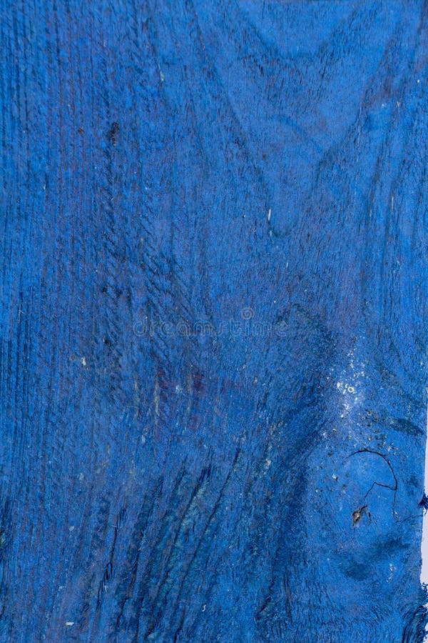 Blue wood plank