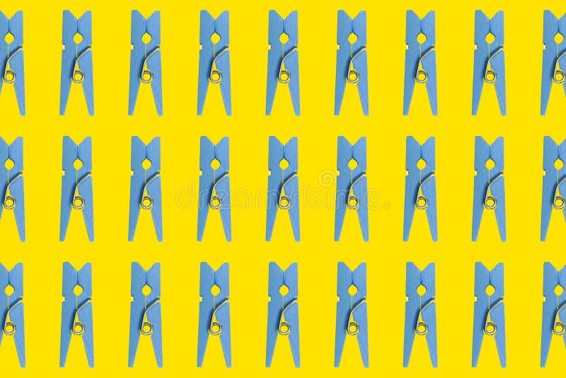 Blue wooden clothespins on a yellow background. Clothes-peg collection. Set of blue wooden colorful clothespin. Blue clothes pegs stock illustration Blue wooden clothespins on a yellow background. Clothes-peg collection. Set of blue wooden colorful clothespin. Blue clothes pegs stock illustration