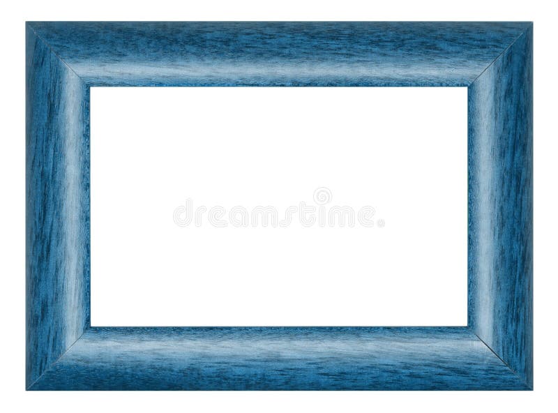 Wooden Picture Frame with a Gilded Border, Isolated Stock Photo Image of border, object 116530484