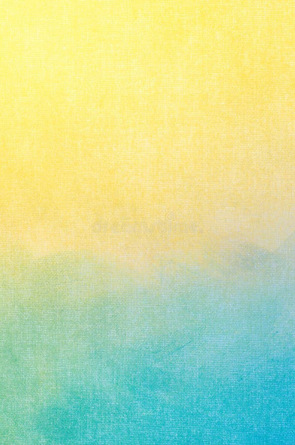 Blue and yellow abstract texture painted on art canvas background royalty free stock images