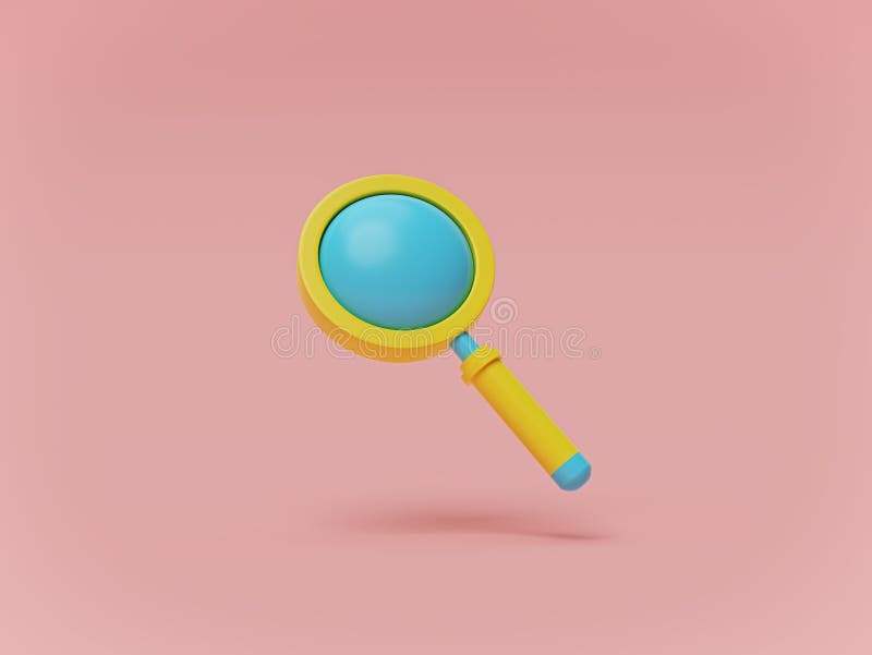 Set of Colored Magnifying Glasses Stock Vector - Illustration of ...