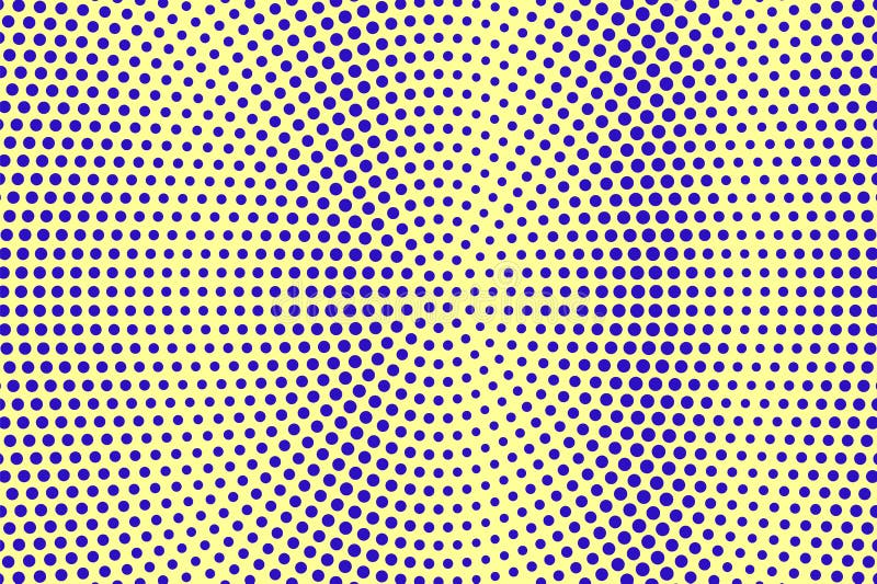 Blue Yellow Dotted Halftone. Subtle Radial Dotted Gradient. Half Tone ...