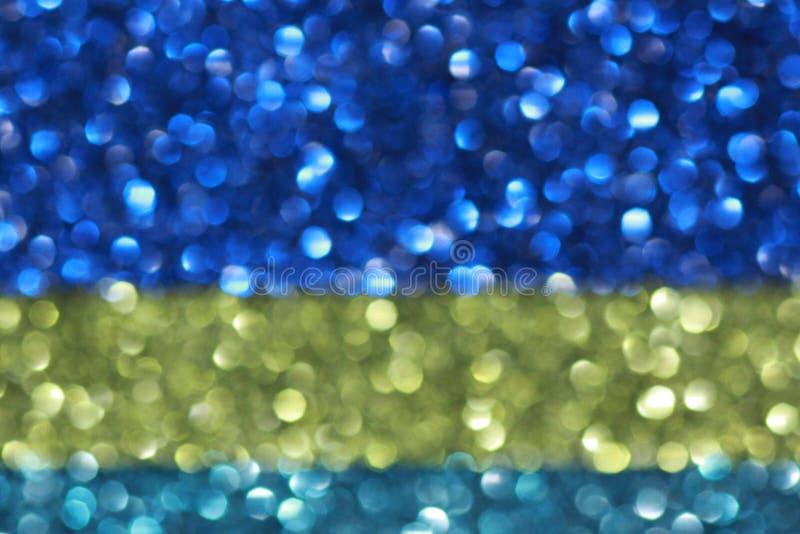 Blue and yellow glitter stock photo. Image of birthday 134398372