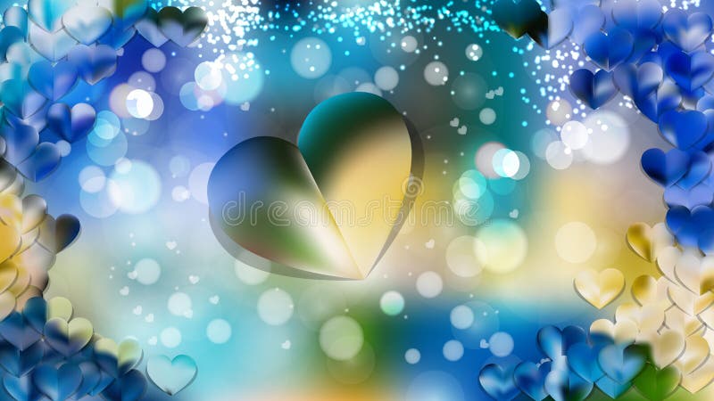 yellow blue heart yellow blue heart