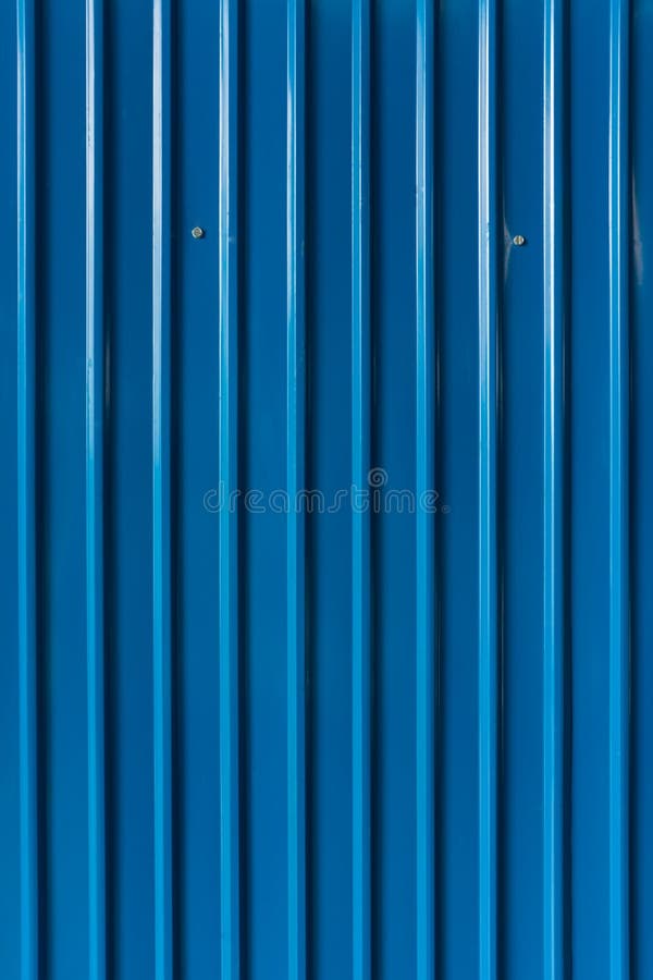 Blue color metal wall stock image. Image of steel, surface 109322425