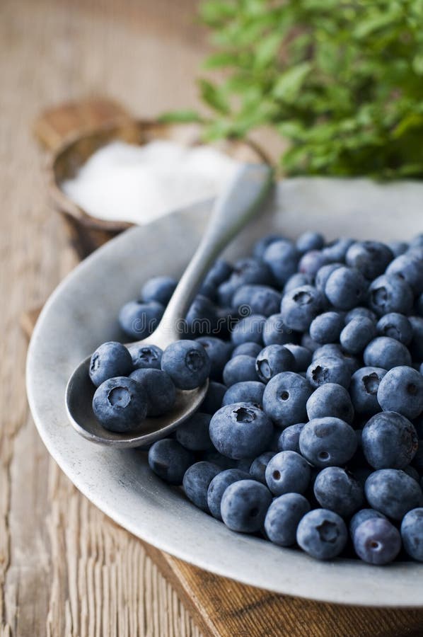 Food Photos with Blueberries Stock Photo Image of blueberries, silver