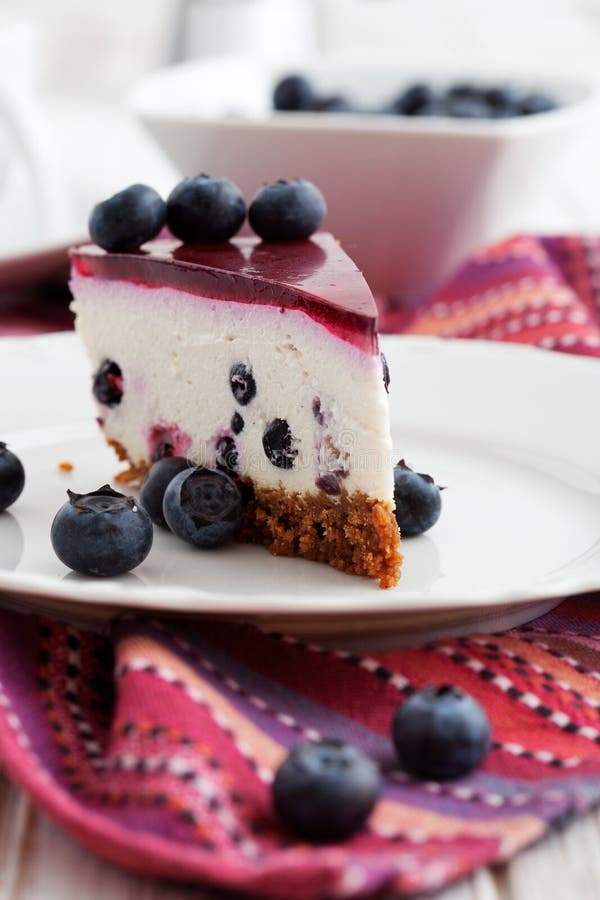 Blueberry cheesecake