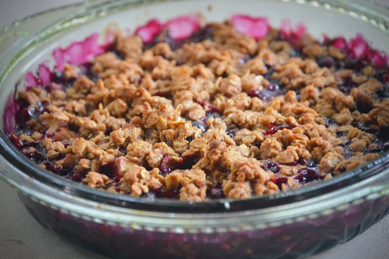 Blueberry Crisp stock photo Blueberry Crisp stock photo