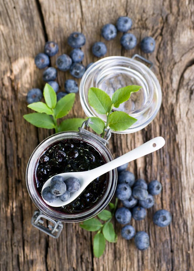 Download Blueberry Jam Stock Image Image Of Bilberries Jelly 25817889 Yellowimages Mockups