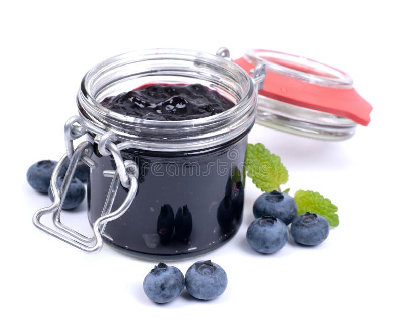 Download Blueberry Jam Stock Image Image Of Bilberries Jelly 25817889 Yellowimages Mockups