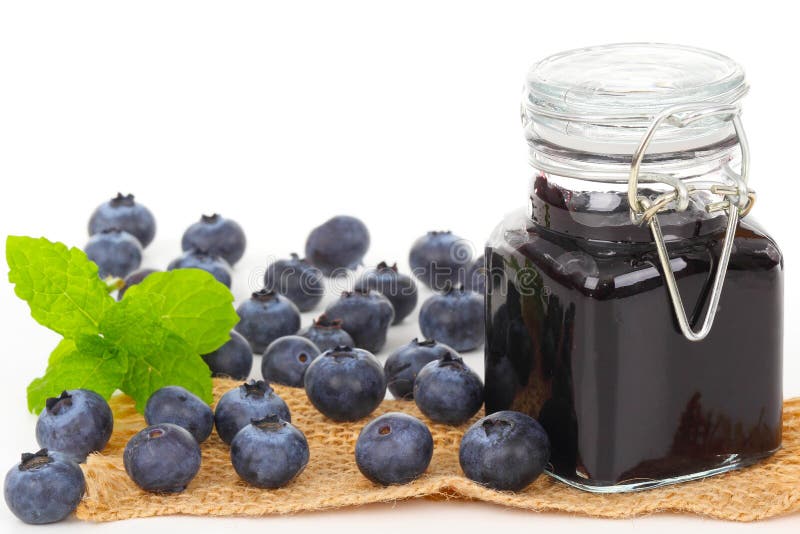Blueberry Jelly, Blueberry Jam Stock Image Image of delicious