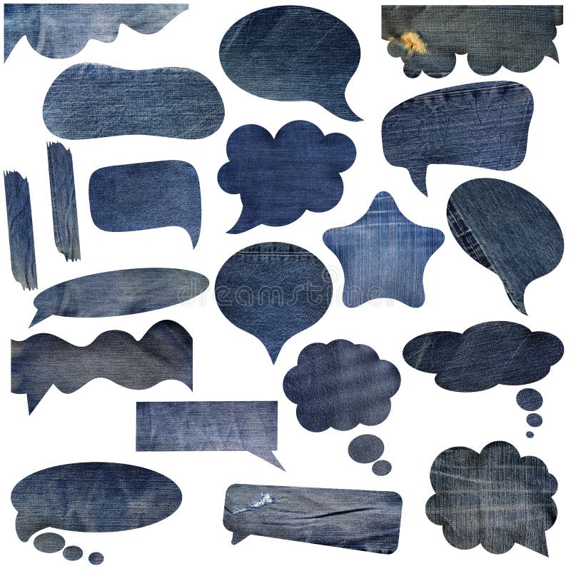 Bluen bubbles jeansanförandetextur royaltyfri illustrationer