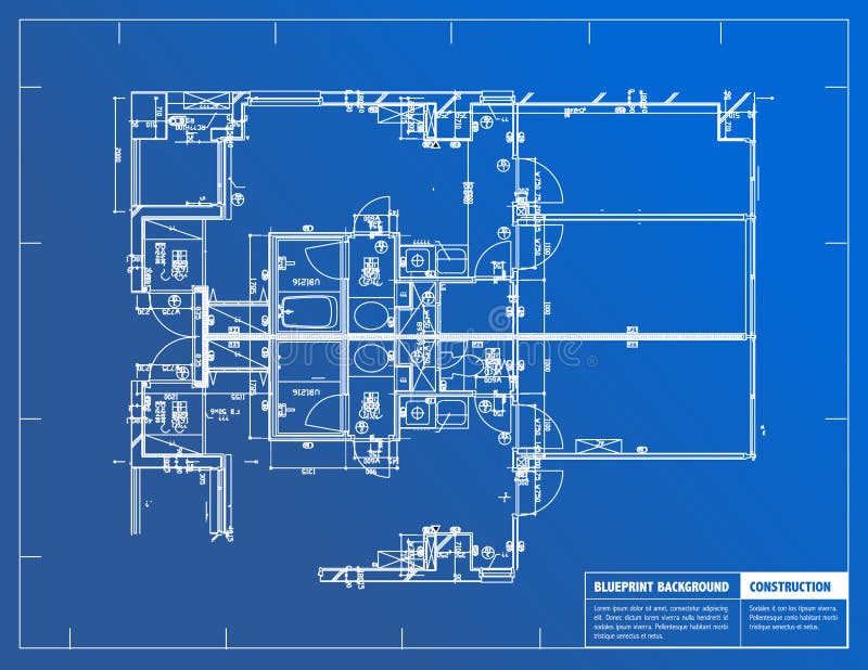 Blueprint royalty free illustration Blueprint royalty free illustration