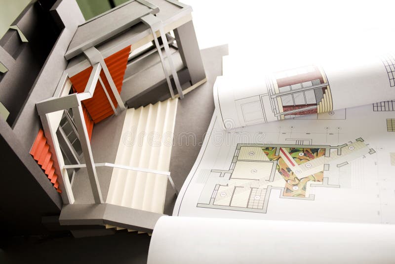 Blueprint royalty free stock images
