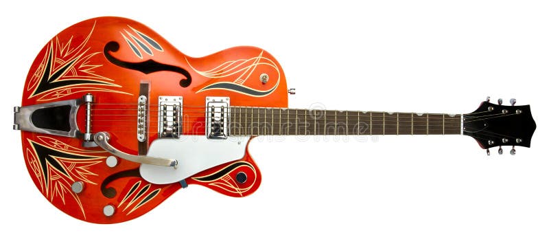 Blues electric guitar stock photos