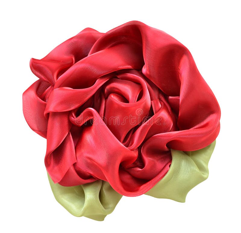 Blume gebildet vom Gewebe lizenzfreies stockbild Blume gebildet vom Gewebe lizenzfreies stockbild