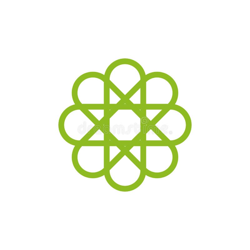 Blumen-Symbol-Logo-Design-Vektor-Vorlage